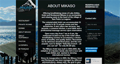 Desktop Screenshot of mikasohotel.com